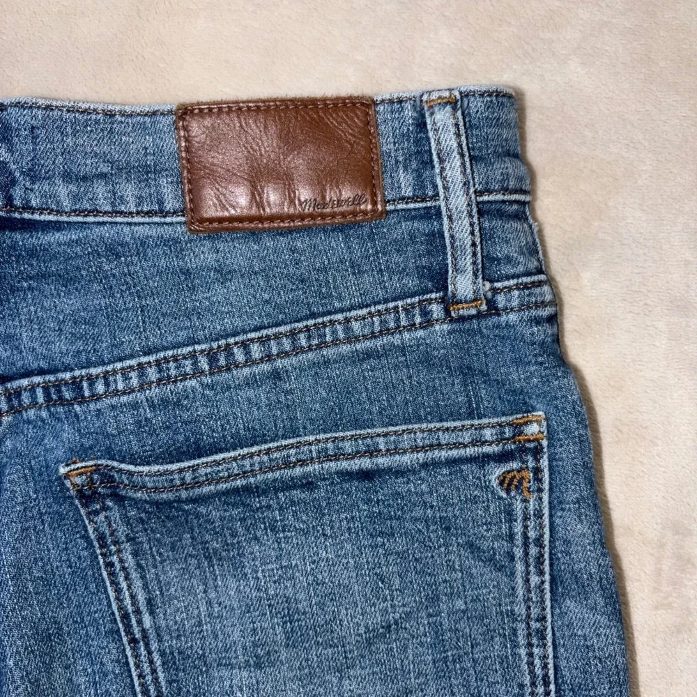 Madewell Full Length Classic Straight Leg Jeans Blue Denim 27 High Rise 826-2207